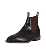 Thomas Cook Mens Trentham Cushion Tech Fit Boots - Brown Croc [sz:8.5]