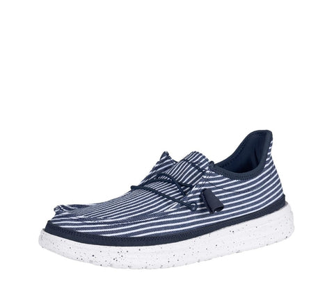 Thomas Cook Womens Sandy Comfort Shoe - Navy Stripe [sz:6]