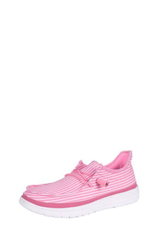 Thomas Cook Womens Sandy Comfort Shoe - Pink Stripe [sz:6]
