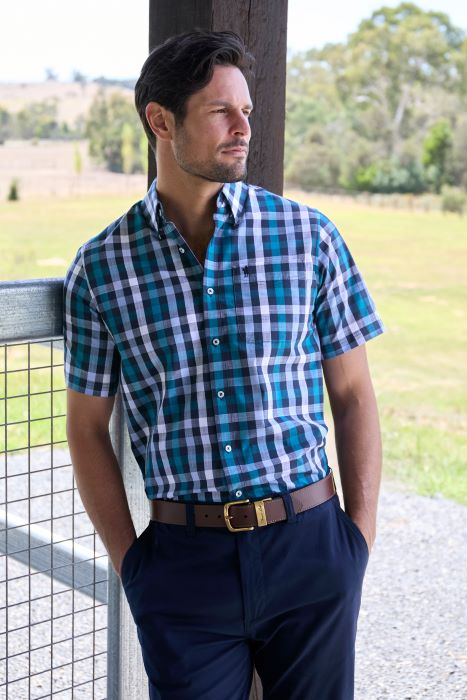 Thomas Cook Mens John 1pkt Short Sleeve Shirt [sz:s]