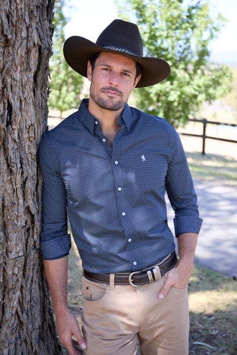 Thomas Cook Mens David Tailored Long Sleeve Shirt [sz:xs]