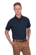 Thomas Cook Mens Roger Linen Short Sleeve Shirt [sz:xs]