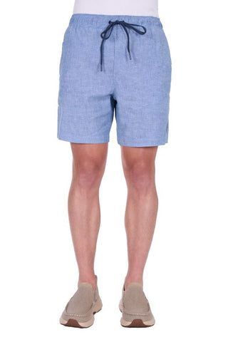 Thomas Cook Mens Felix Linen Short - Chambray [sz:s]