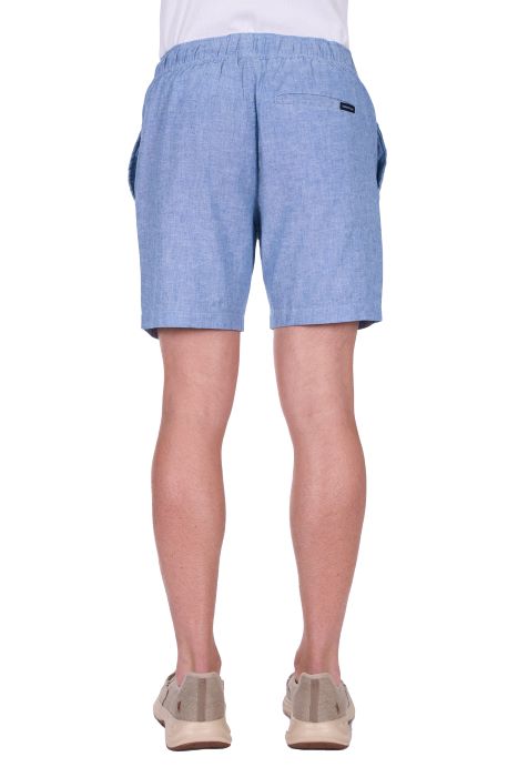 Thomas Cook Mens Felix Linen Short - Chambray [sz:s]