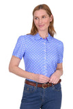 Thomas Cook Womens Luna Short Sleeve Shirt - Blue [sz:8]