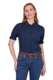 Thomas Cook Womens Imogen Short Sleeve Shirt - Navy [sz:8]