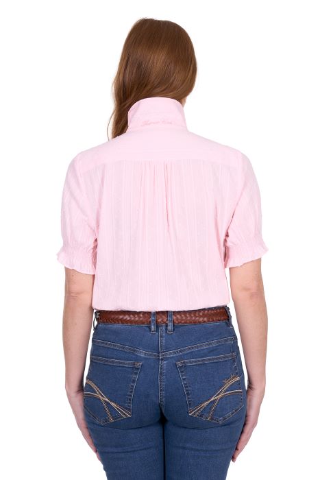 Thomas Cook Womens Imogen Short Sleeve Shirt - Pink [sz:8]