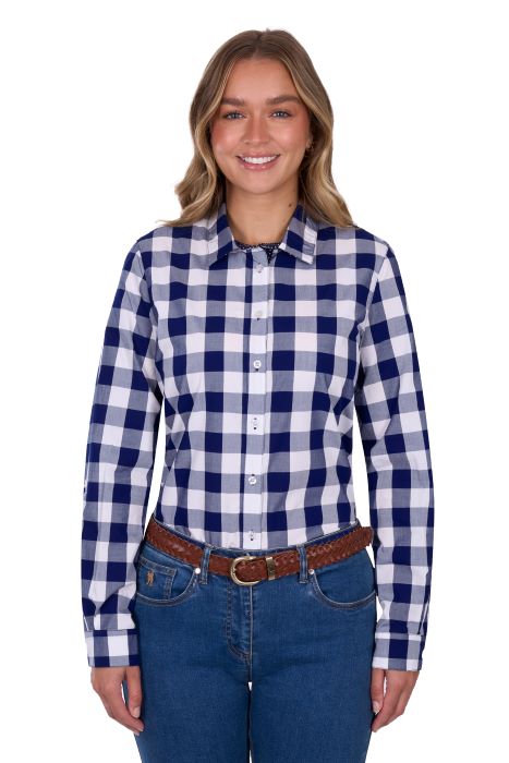 Thomas Cook Womens Scarlet Long Sleeve Shirt [sz:8]