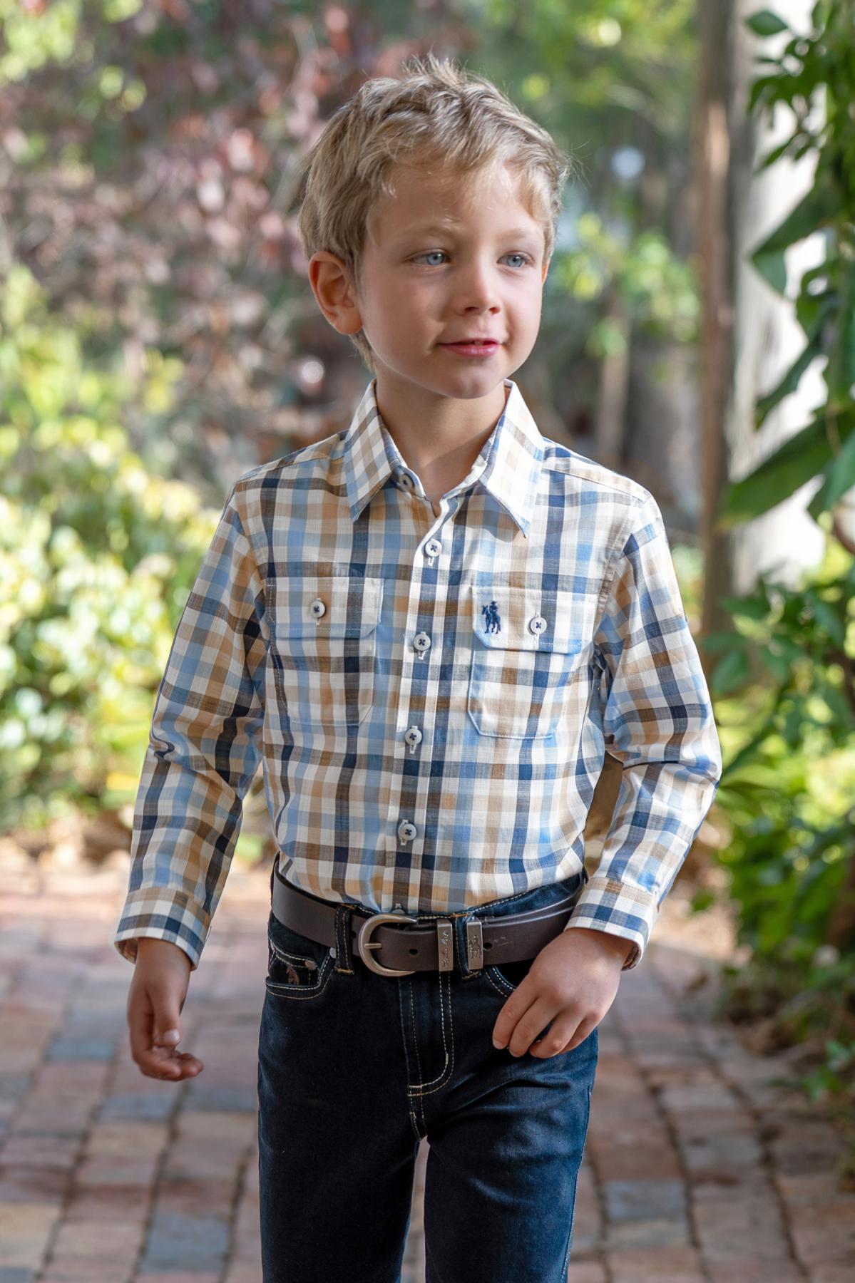 Thomas Cook Boys Jesse 2 Pocket Long Sleeve Shirt [sz:4]