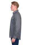 Hardslog Mens Tomson 1/2 Plkt Long Sleeve Shirt [sz:xs]