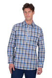 Hardslog Mens Gibson 1/2 Plkt Long Sleeve Shirt [sz:xs]
