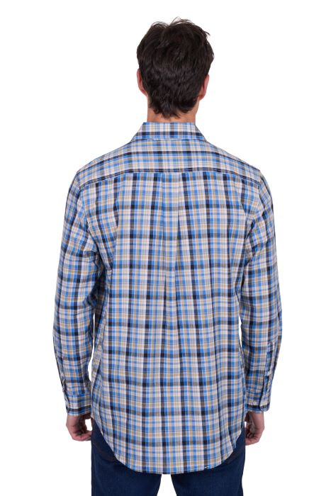 Hardslog Mens Gibson 1/2 Plkt Long Sleeve Shirt [sz:xs]