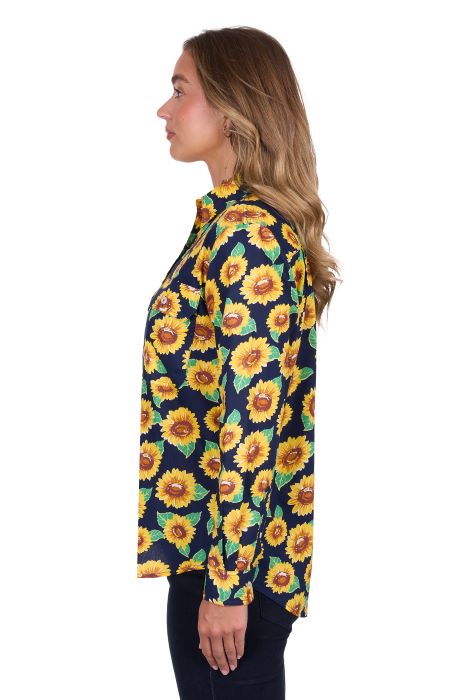 Hardslog Womens Ally 1/2 Plkt Long Sleeve Shirt [sz:8]