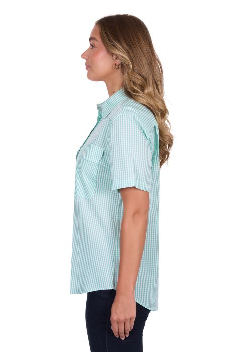 Hardslog Womens Grace 1/2 Plkt Short Sleeve Shirt [sz:8]