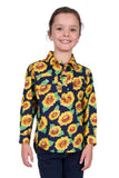 Hardslog Kids Ally 1/2 Plkt Long Sleeve Shirt [sz:4]