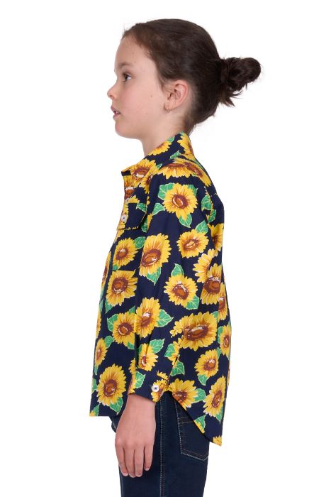 Hardslog Kids Ally 1/2 Plkt Long Sleeve Shirt [sz:4]