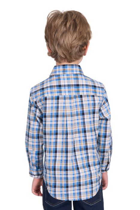Hardslog Kids Gibson 1/2 Plkt Long Sleeve Shirt [sz:4]
