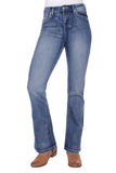 Pure Western Womens Jemma Hirise Bootcuct Jeans 30 Leg [sz:6]