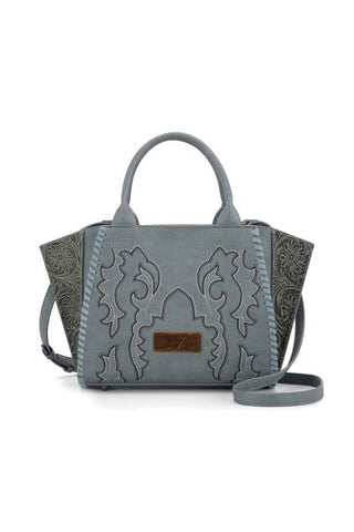 WRANGLER EMBROIDERED TOTE BAG - BLUE 