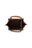 WRANGLER EMBROIDERED TOTE BAG - CAMEL 