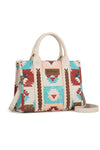 WRANGLER ZENA AZTEC CROSSBODY BAG - NATURAL 