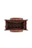 WRANGLER ZENA AZTEC CROSSBODY BAG - COFFEE 