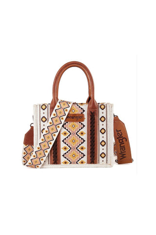 WRANGLER SOUTHWESTERN CROSSBODY BAG - NATURAL / TAN 