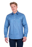 Hard Slog Mens Holden 1/2 Plkt Ls Shirt [sz:xs]