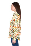 Hard Slog Wmns Zia 1/2 Plkt Ls Shirt - Green [sz:8]
