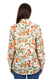 Hard Slog Wmns Zia 1/2 Plkt Ls Shirt - Green [sz:8]