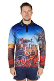 Bullzye Mens Road Train Long Sleeve Tee [sz:xs]
