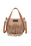 Wrangler Two Tone Fringe Bag - Camel
