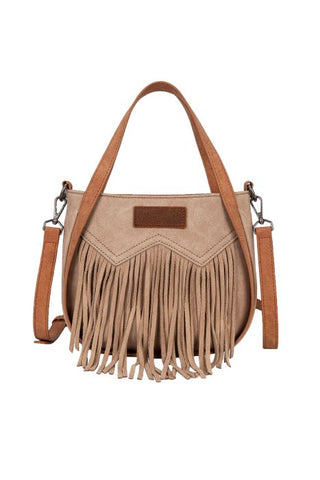 Wrangler Two Tone Fringe Bag - Camel
