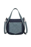 Wrangler Two Tone Fringe Bag  - Navy