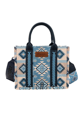 Wrangler Macy Aztec Crossbody Bag - Blue