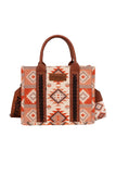 Wrangler Macy Aztec Crossbody Bag - Tan