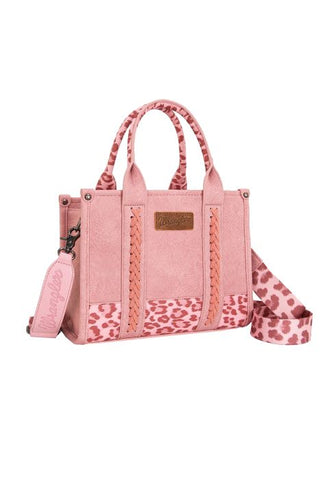 Wrangler Leopard Print Crossbody Bag - Pink [sz:2]