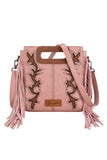 Wrangler Dallas Fringe Bag - Pink