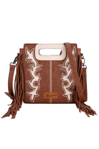 Wrangler Dallas Fringe Bag - Coffee