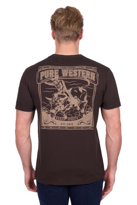 Pure Western Mens Rodeo Ss Tee [sz:s]