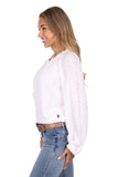 Pure Western Womens Pepper Ls Blouse [sz:8]