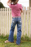 Pure Western Girls Ariana Boot Cut Jean [sz:4]