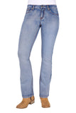 Pure Western Womens Emily Boot Cut Jean 32l Moonshine [sz:8]