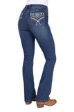 Pure Western Womens Mary H Rise Bcut Jean 32l [sz:6]