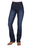 Pure Western Womens Nova H Rise Bcut Jean 34l [sz:8]