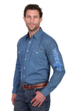Wrangler Mens Kyle Logo Ls Shirt [sz:m]
