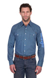 Wrangler Mens Kyle Logo Ls Shirt [sz:m]