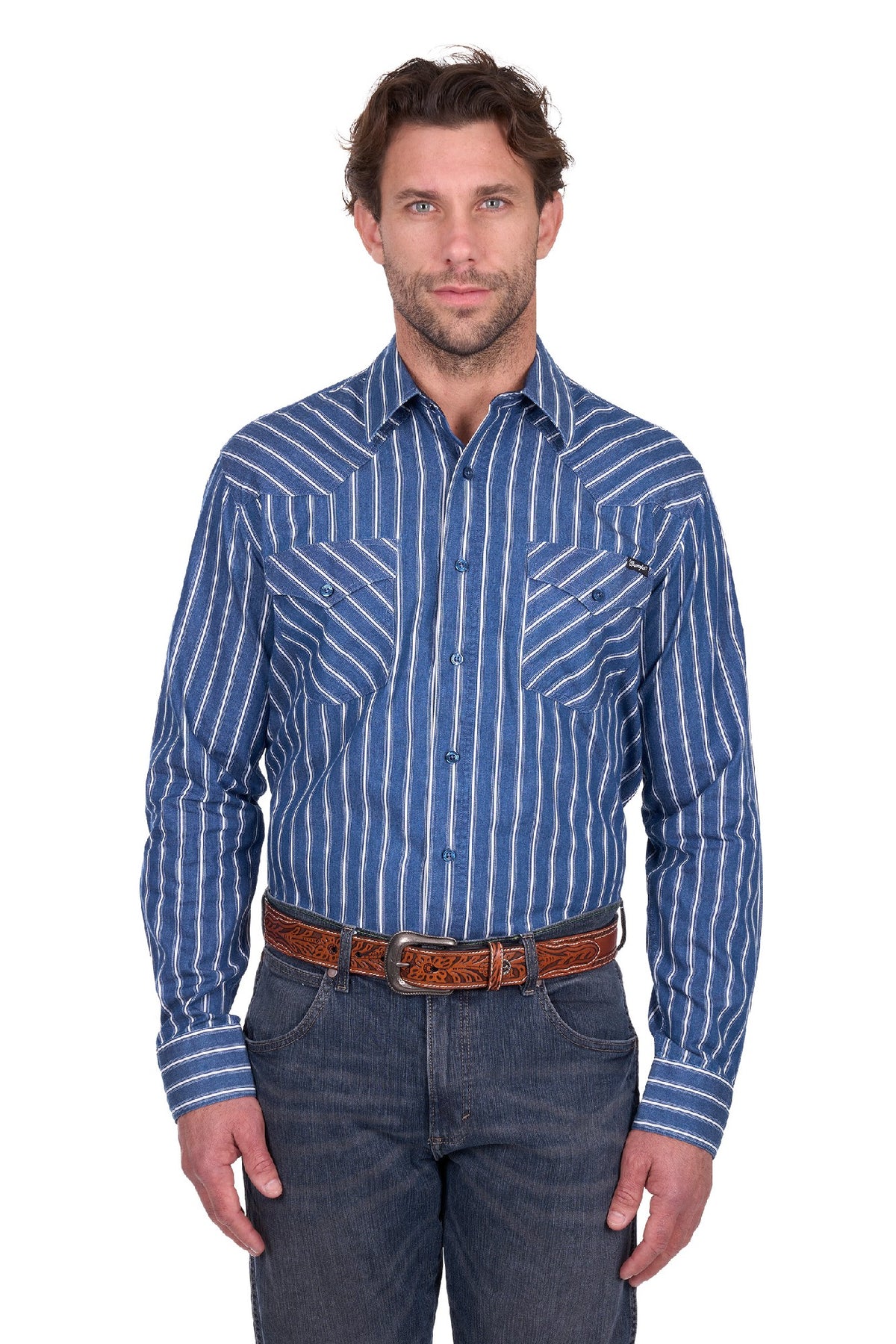 Wrangler Mens Roy Ls Shirt [sz:m]