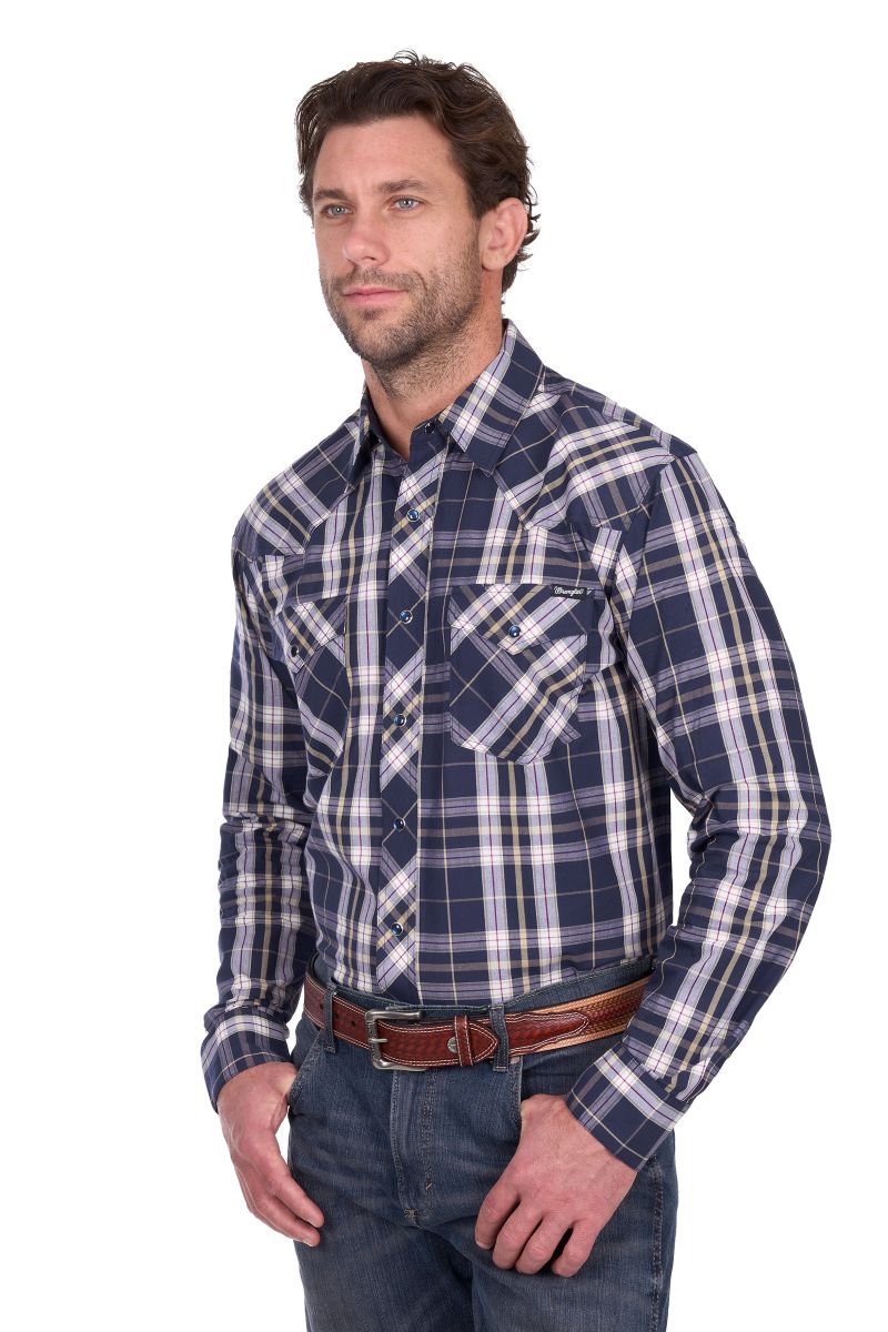 Wrangler Mens Wayne Ls Shirt [sz:m]