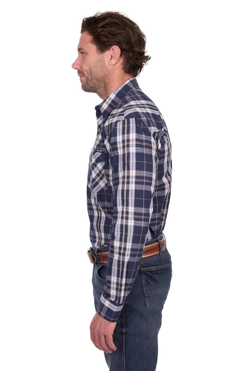 Wrangler Mens Wayne Ls Shirt [sz:m]